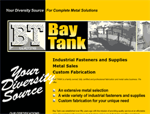 Tablet Screenshot of baytankandboilerworks.com
